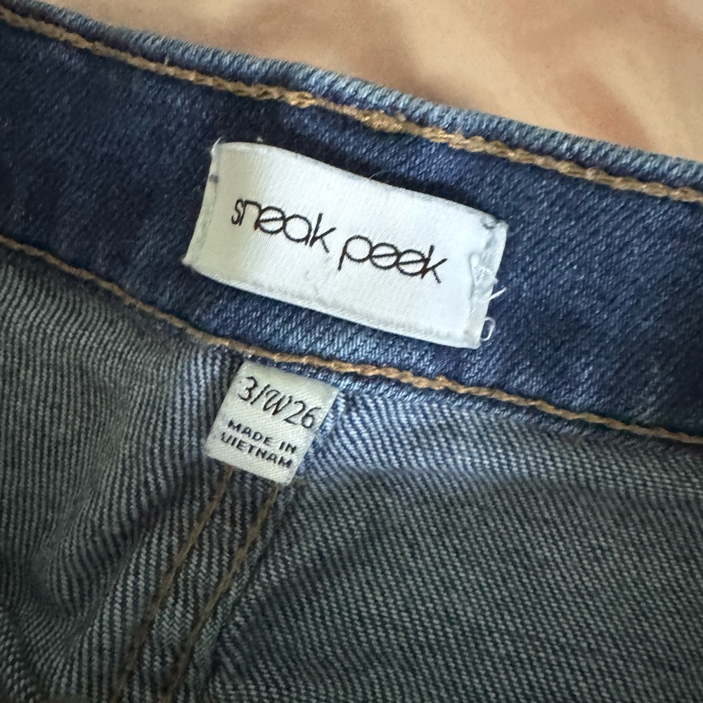 Sneak Peek Blue Denim Jeans